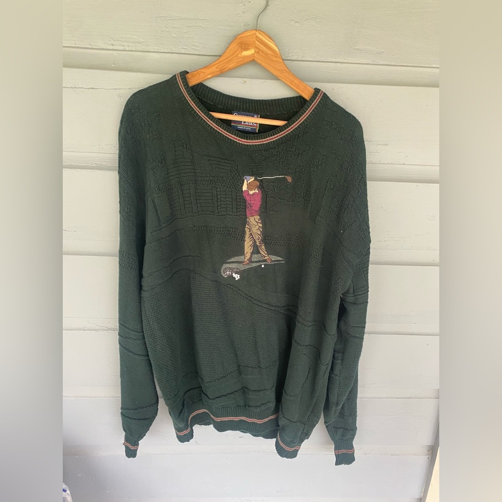 Vintage Cypress Links Golf Sweater XL